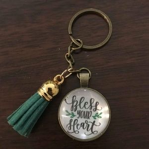 Bless your heart keychain